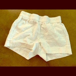 Jcrew white short shorts